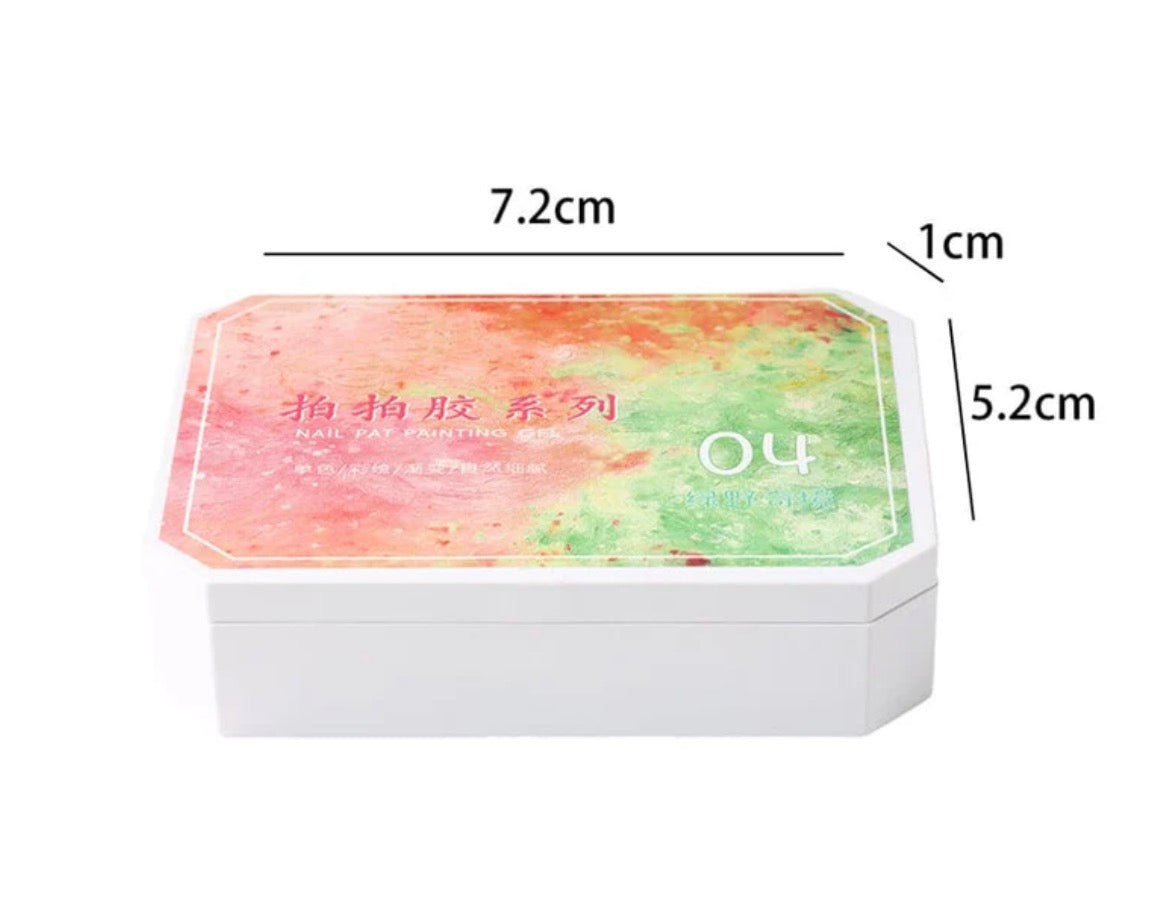 Palette Paint Gel n°4 sans TPO, sans HEMA