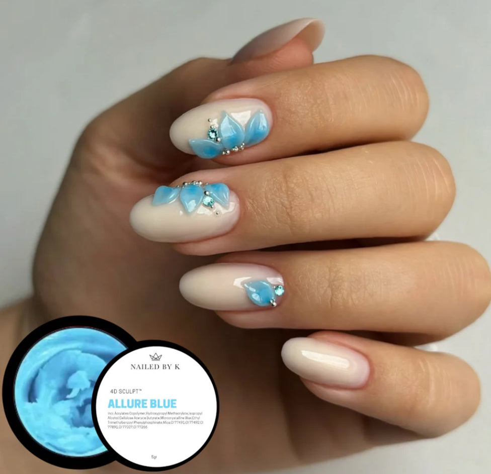 NAILED BY K 4D SCULPT™ Allure Blue 5gr