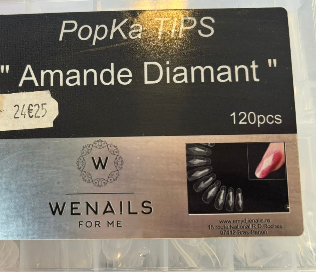 WENAILS POP IT « Amande DIAMANT »-120pcs