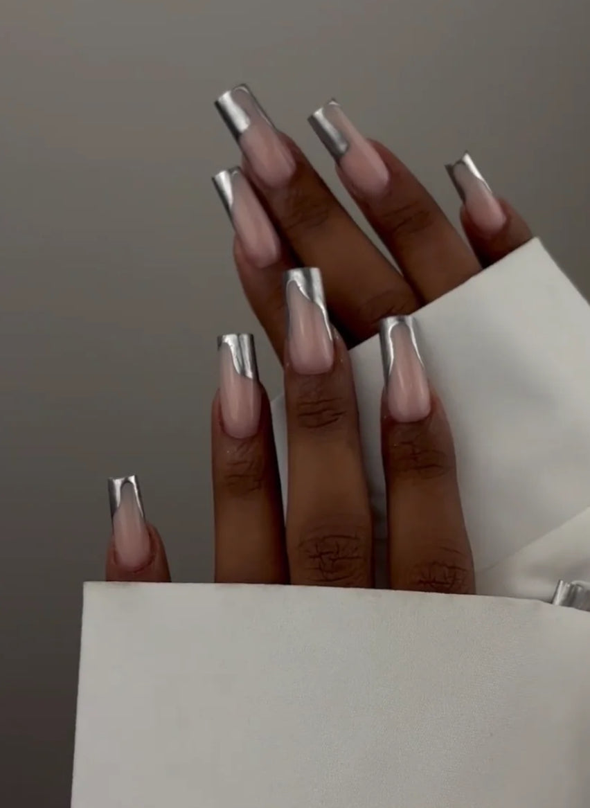 HIGHLIGHT poudre chrome Argent Nailed by K-2g