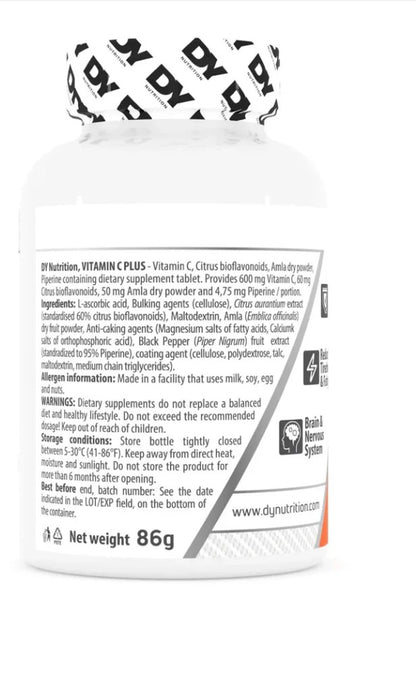 DORIAN YATES Vitamin C +, 60 tabs
