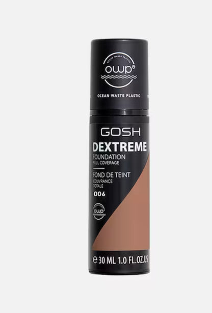 Fond de teint extr couv total Gosh Copenhaguen -30ml Honey