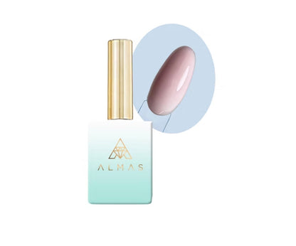 ALMAS Rubber Light rose-16ml (base pour semi et gel)soit 1.62€/ml