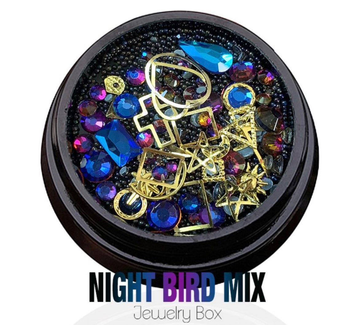 Oa Nail System Night Bird Mix Jewelry Box