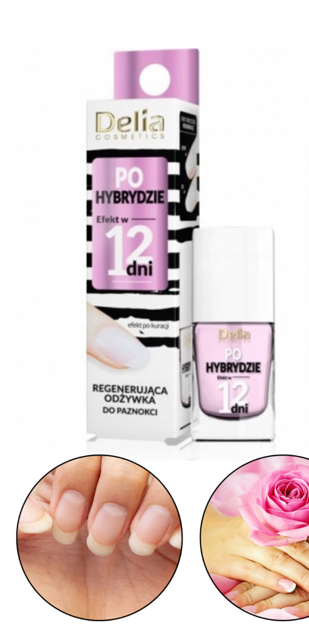 After Hybrid Délia COSMETICS effet en 12 jours.
« Soin régénérant idéal après une dépose »-11ml
