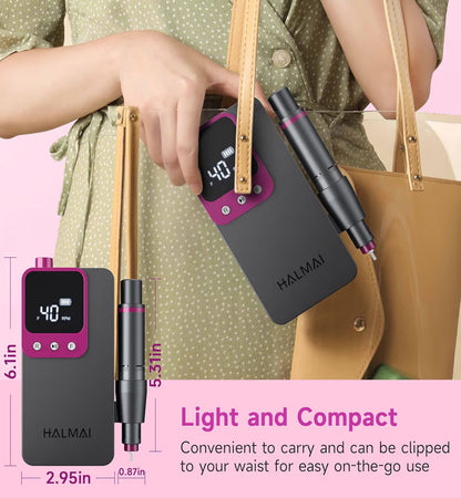 Ponceuse HALMAI, sans fil 40 000tours