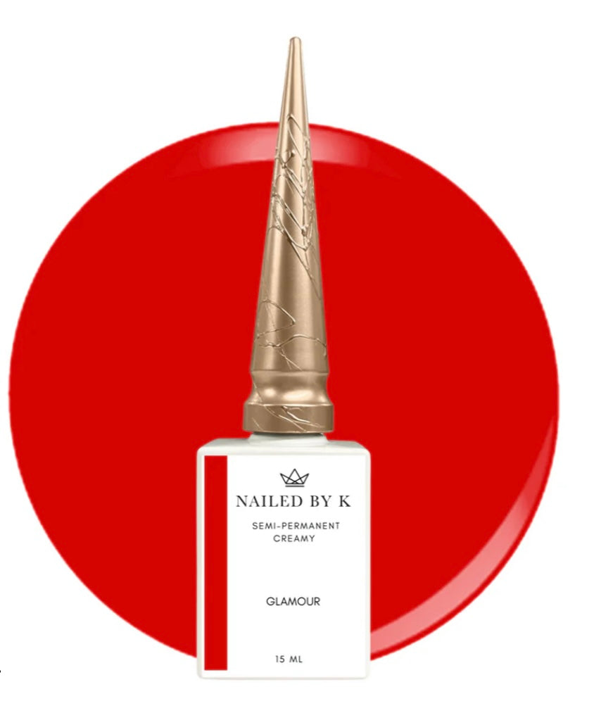 NAILED BY K GEL POLISH GLAMOUR (rouge) -15ml