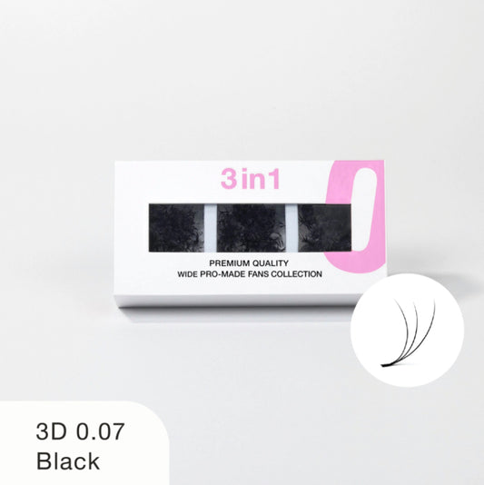 Bouquets Préfaits Promade 3-en-1 | 3D 0,07 C Mix 9-10-11mm