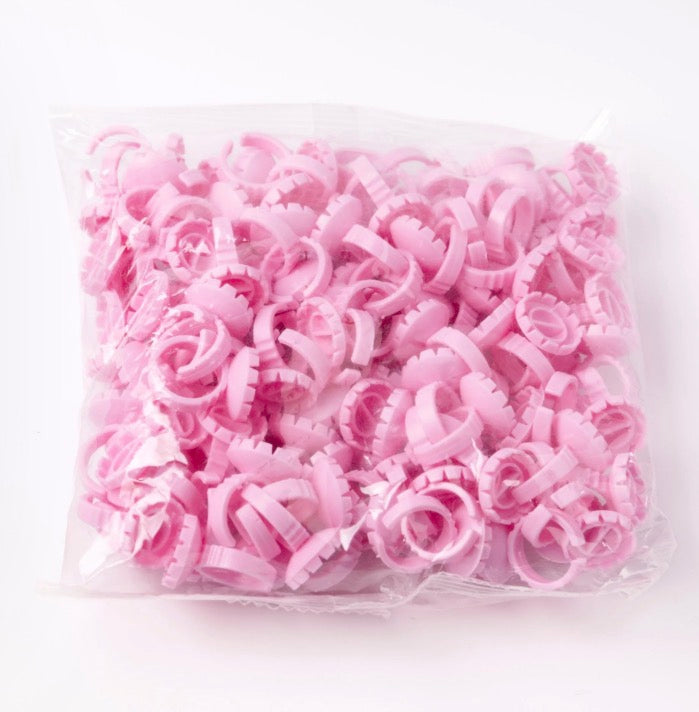 Bagues à colle en silicone (100 pièces)