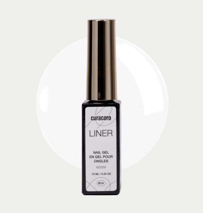 Gel liner pour ongles - Collection Duo Black and White 2x10ml