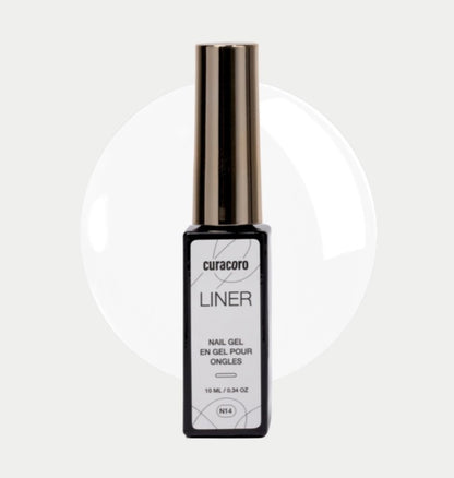 Gel liner pour ongles - Collection Duo Black and White 2x10ml