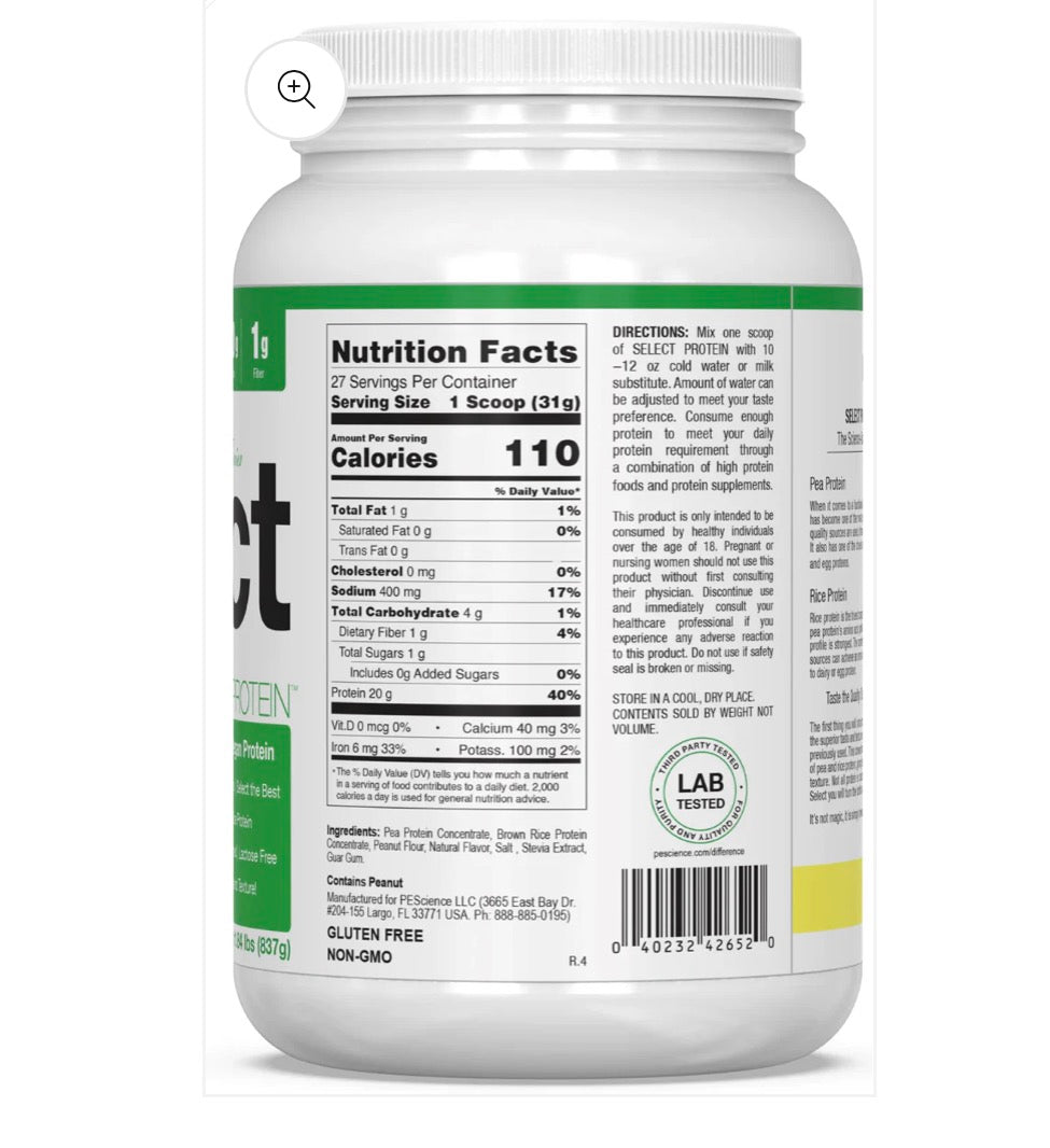 Pescience Sélect Vegan Protein 800g