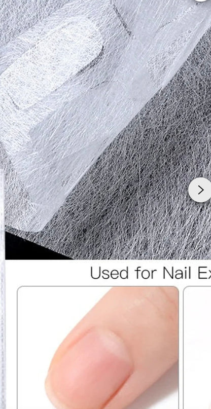 fibre de verre Non Woven nail slik-extension/reparation