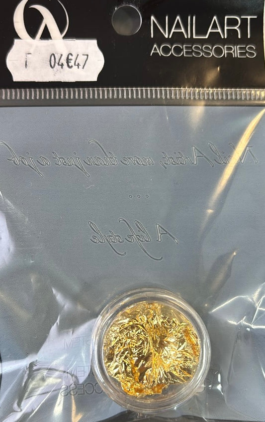 Oa Nail System Feuille Gold