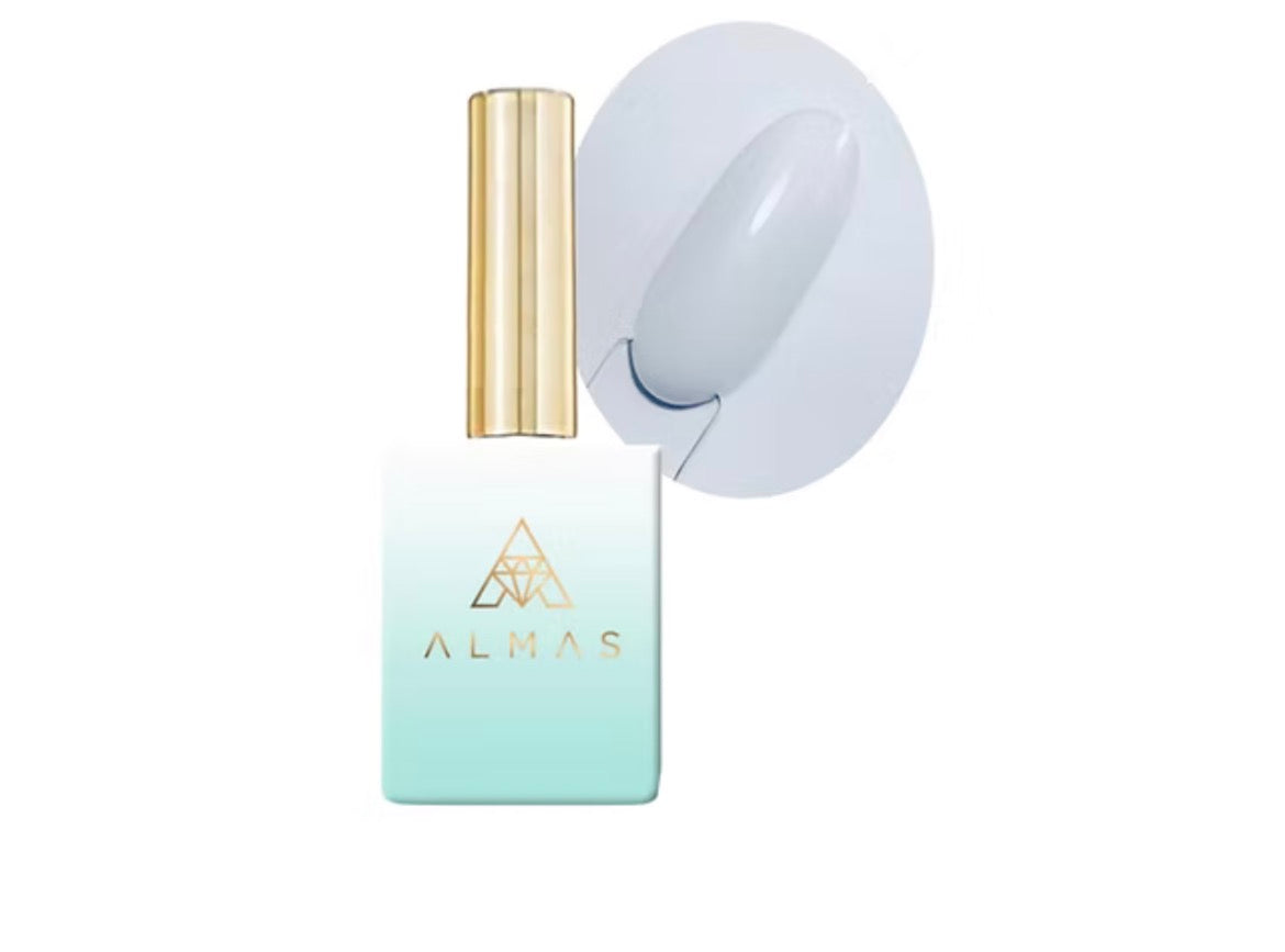ALMAS Rubber Snowy ( blanc laiteux)  -16ml (base pour semi et gel)soit 1.62€/ml