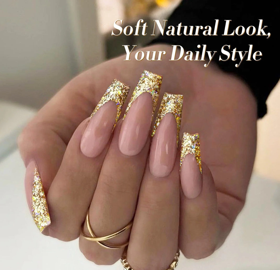 Gel polish Uv/led Gold Glitter 15ml