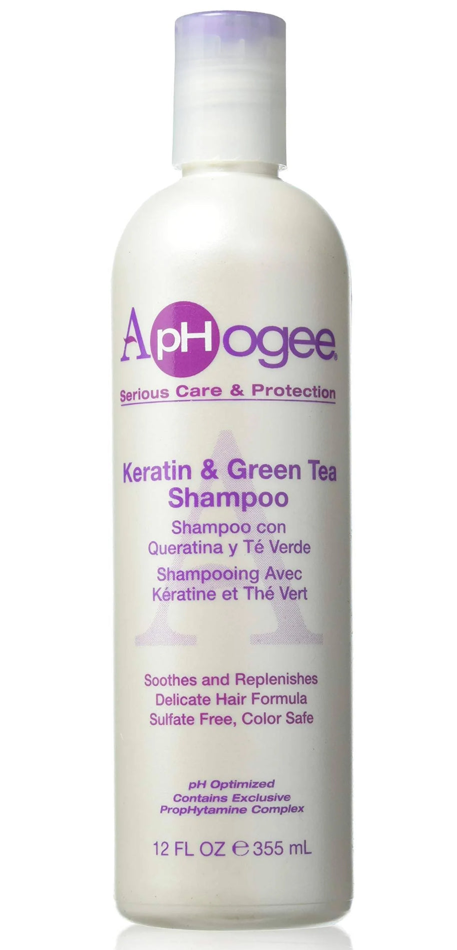 Aphogee Keratin & Green tea Shampoo 355ml Shampoing KERATINE & THE VERT