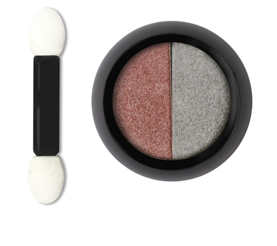 Beautynails PIGMENT SOLID DUO CHROME - ROSEGOLD/ SILVER