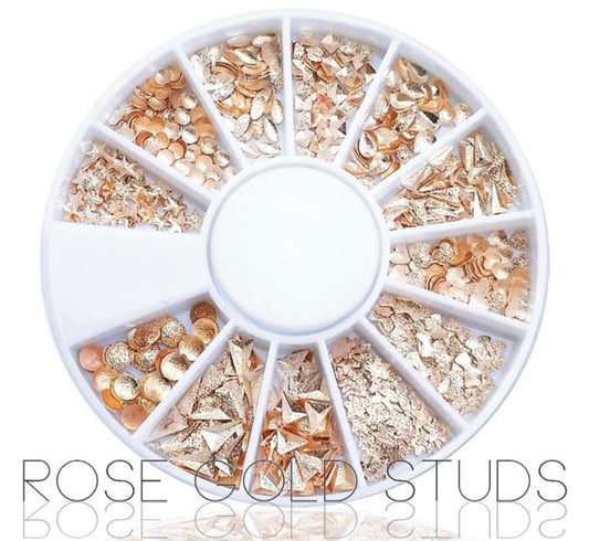 Oa Nail System Rose Gold Studs
