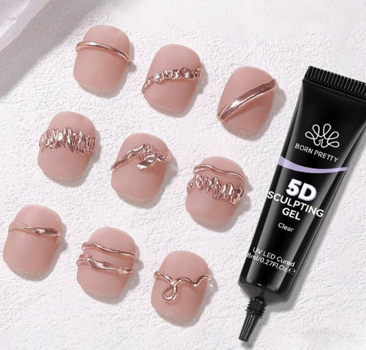 Gel 5D Tube 8ml - transparent