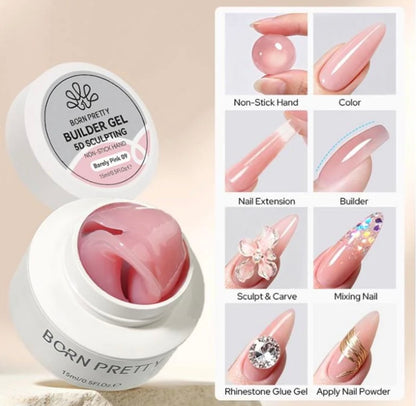 GEL 5D UV/LED 15ML-Clear (transparent )