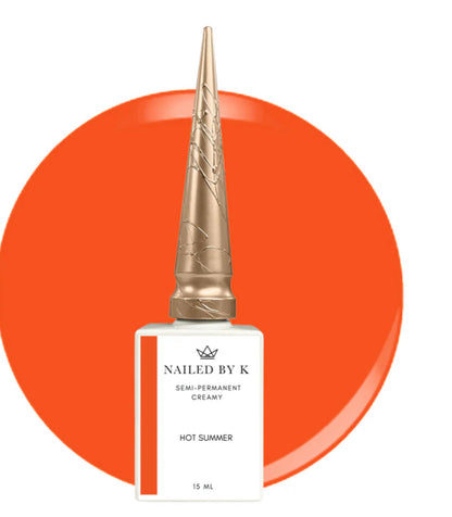 NAILED BY K GEL POLISH HOT SUMMER (orange néon)-15ml
