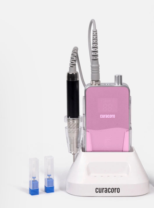 Ponceuse à ongles professionnelle sans fils  35000 T/M- 12h autonomie Colori Light Pink