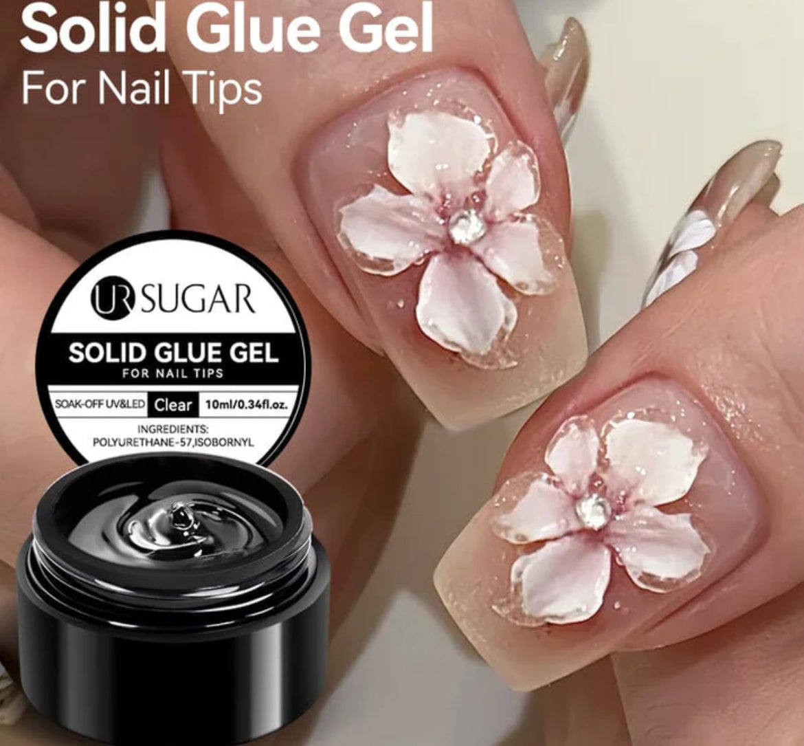 Solid Glue Gel (gel 3D transparent)10ml