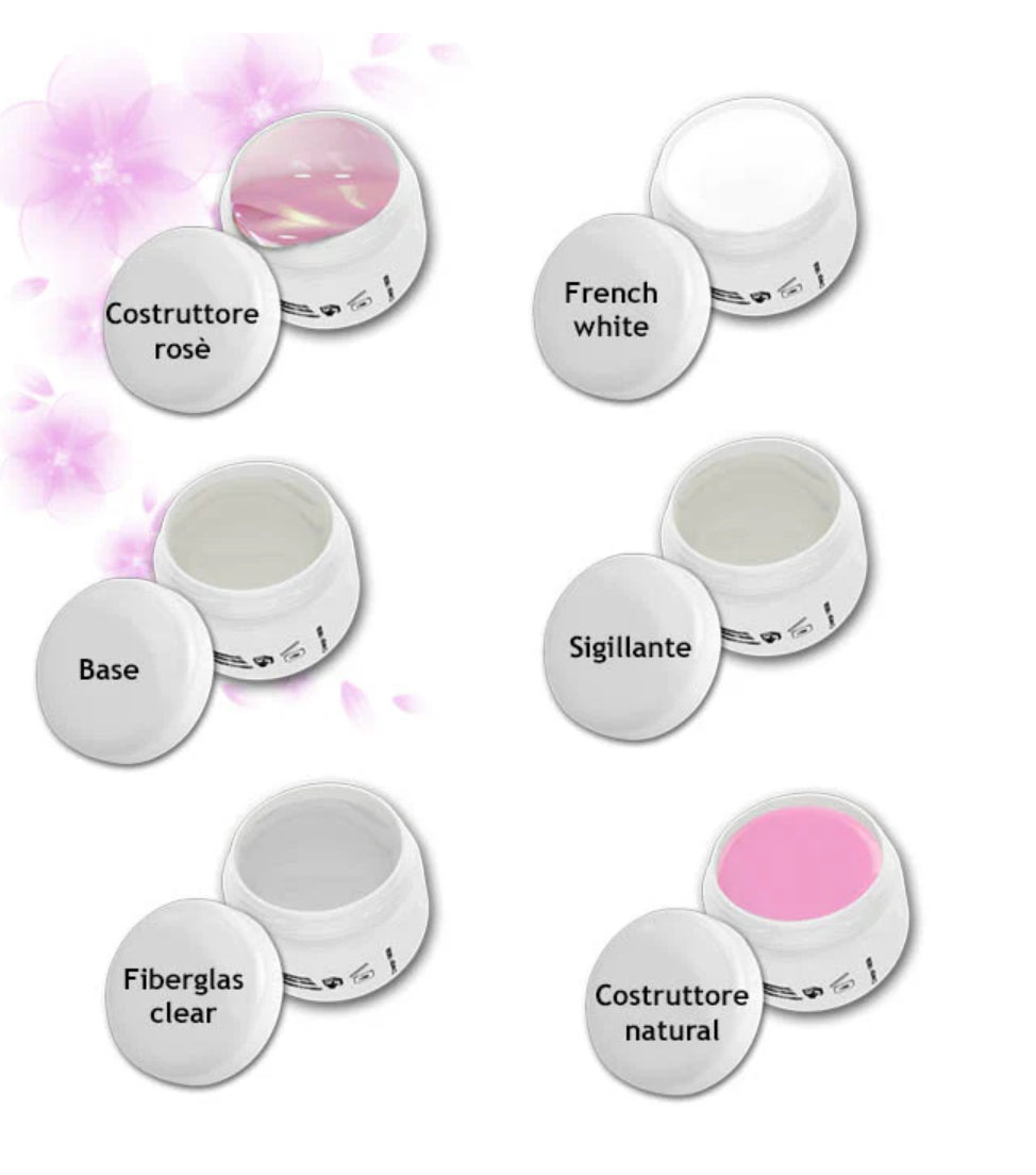 KIT 6 GEL MASTERLINE 5ml