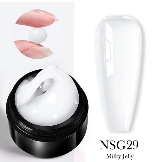 GEL 3D UV/LED 15ML-COULEUR Blanc laiteux