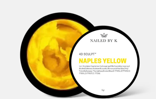 NAILED BY K 4D SCULPT™ Naples Yellow 5gr