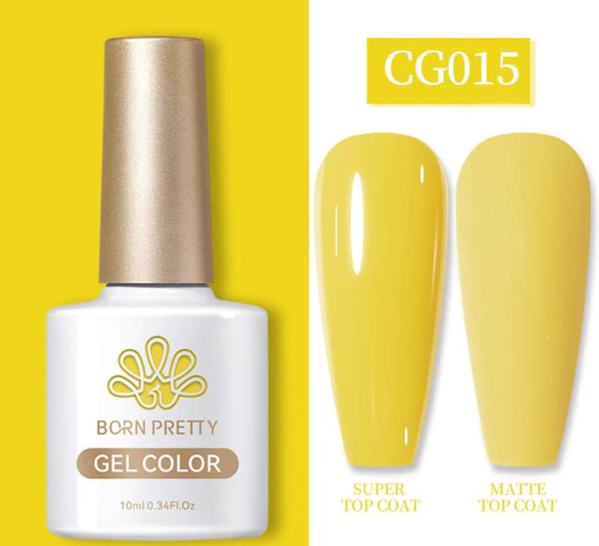Born Pretty Gel polish uv/led CG015 Jaune 10ml
