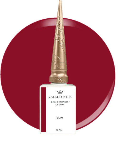 NAILED BY K GEL POLISH KILAM (bordeaux )-15ml