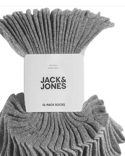 Jack & Jones lot 12 paires chaussettes basses