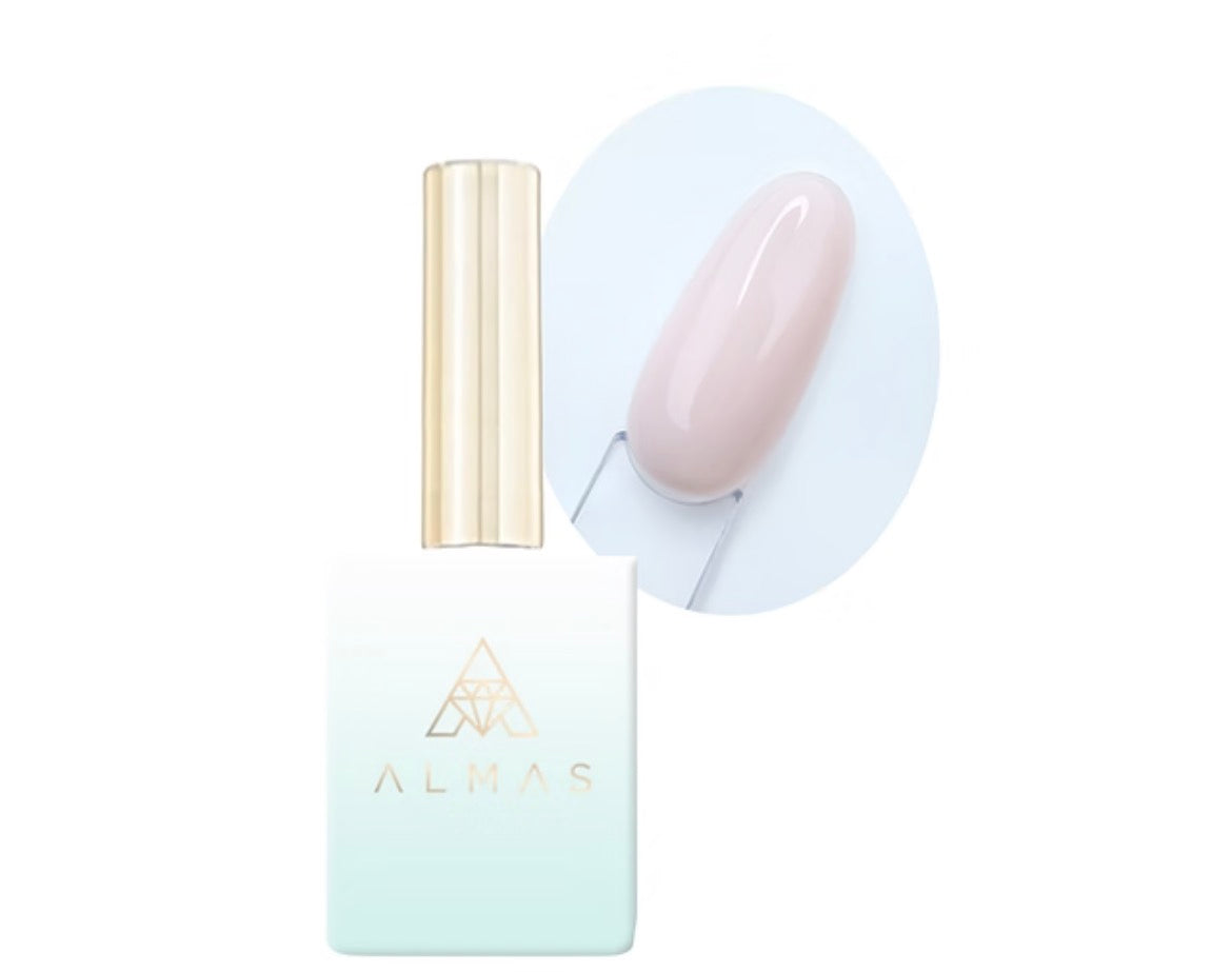 ALMAS Rubber Light Peach-16ml (base pour semi et gel)soit 1.62€/ml