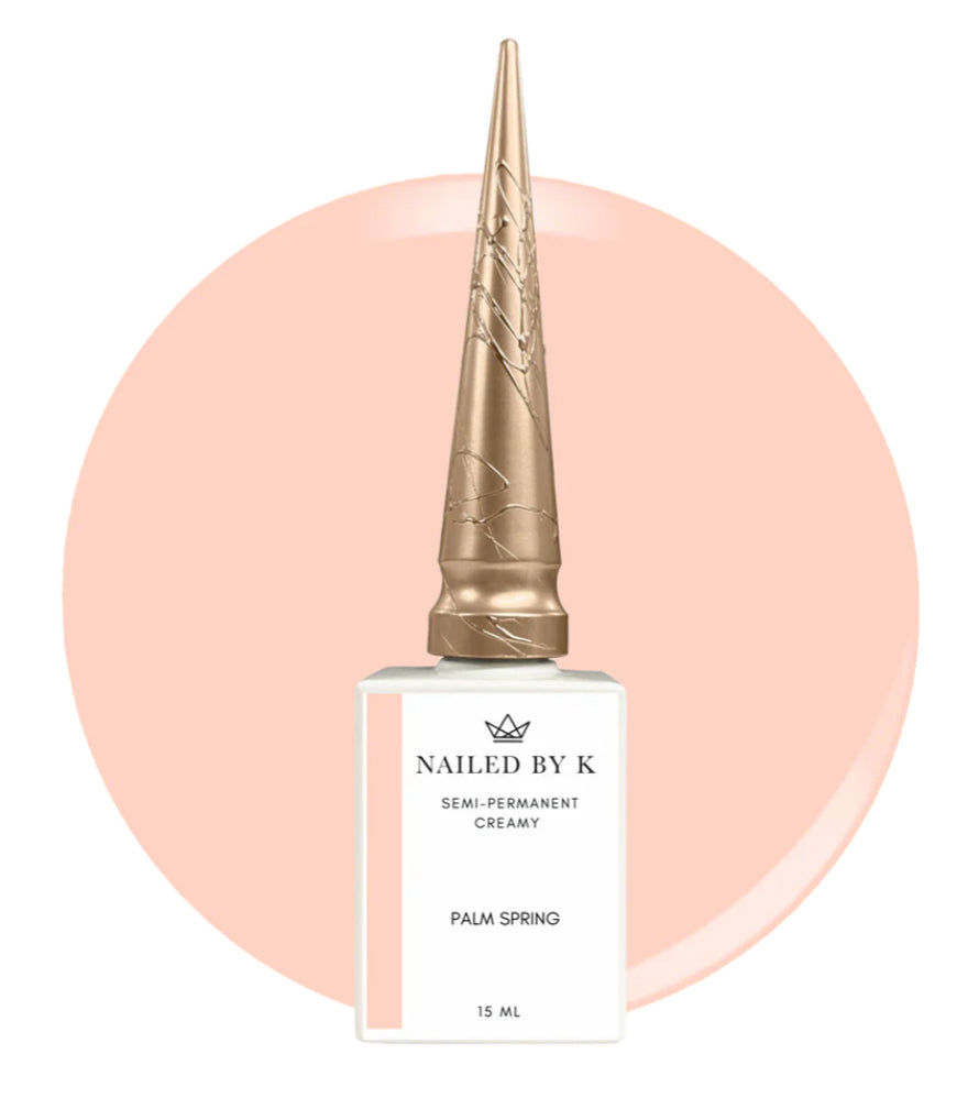 NAILED BY K GEL POLISH PALM SPRING ( saumon pastel) -15ml