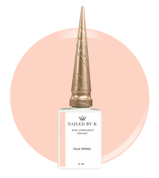 NAILED BY K GEL POLISH PALM SPRING ( saumon pastel) -15ml