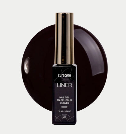Gel liner pour ongles - Collection Duo Black and White 2x10ml