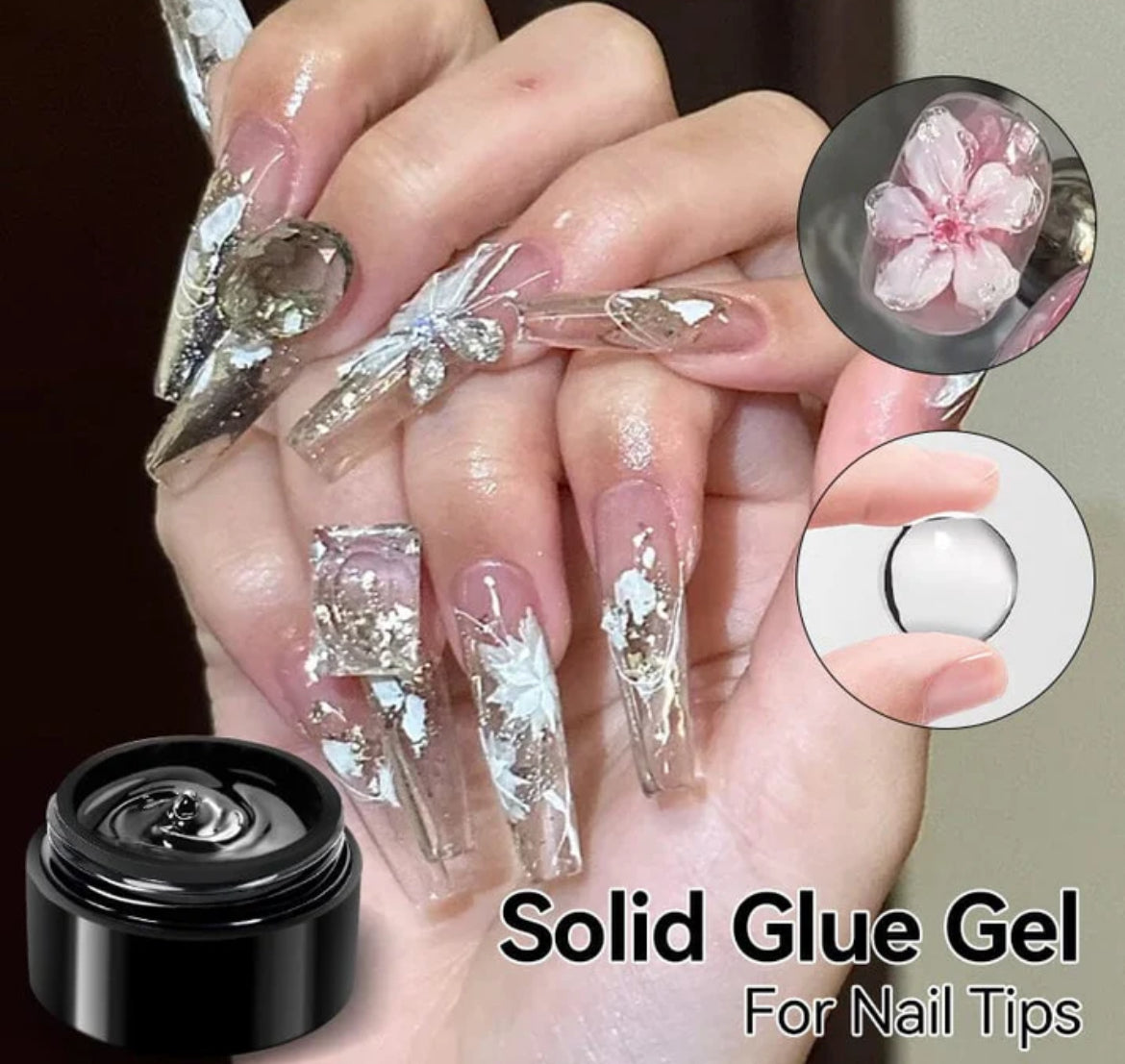 Solid Glue Gel (gel 3D transparent)10ml