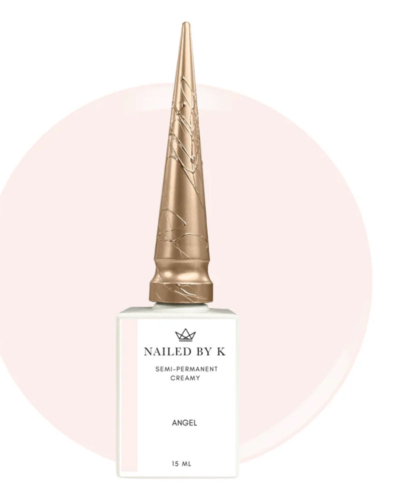 NAILED BY K GEL POLISH ANGEL (rose très pâle )-15ml