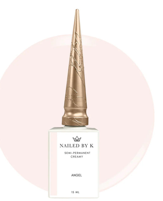 NAILED BY K GEL POLISH ANGEL (rose très pâle )-15ml