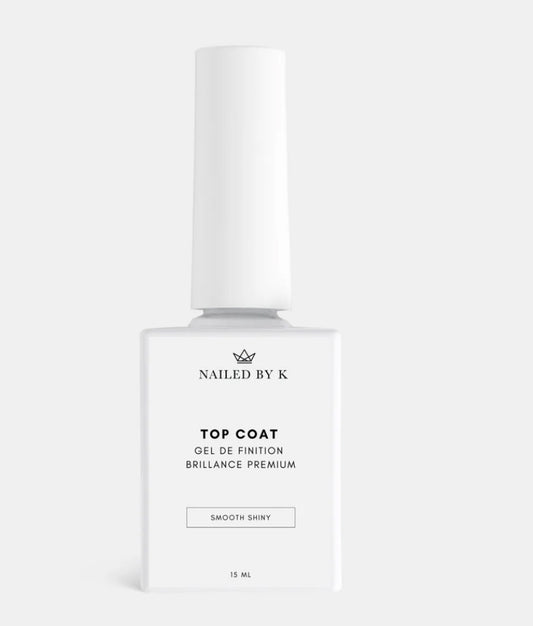 Nailed by K TOP COAT smooth Shiny -Sans résidu ( anti jaunissement) 15ML