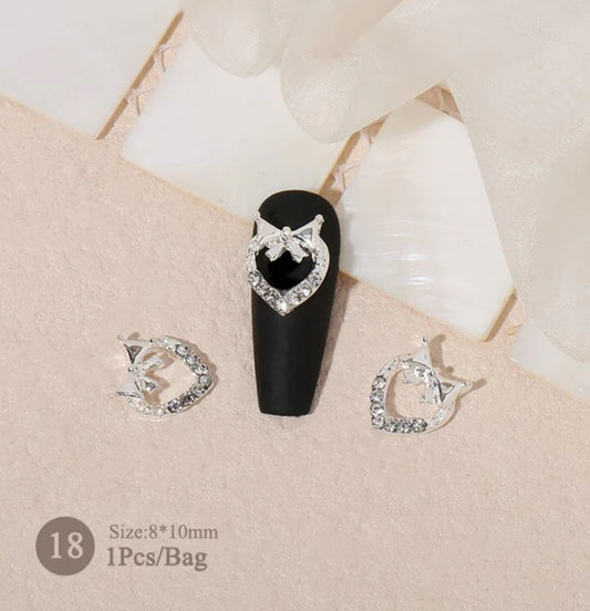 Décoration nails 1pcs -  Le coeur Ref 56838-18