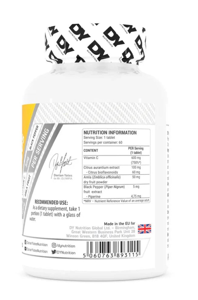 DORIAN YATES Vitamin C +, 60 tabs