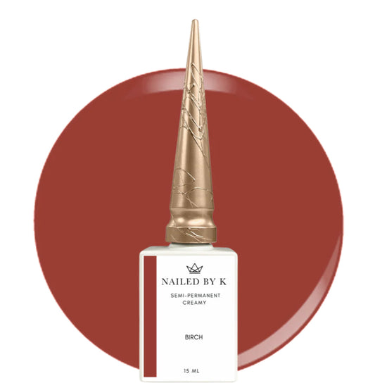 NAILED BY K GEL POLISH BIRCH (marron)-15ml