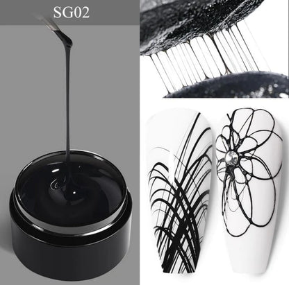Spider Nail Gel 5ml -noir