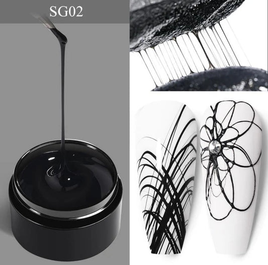 Spider Nail Gel 5ml -noir