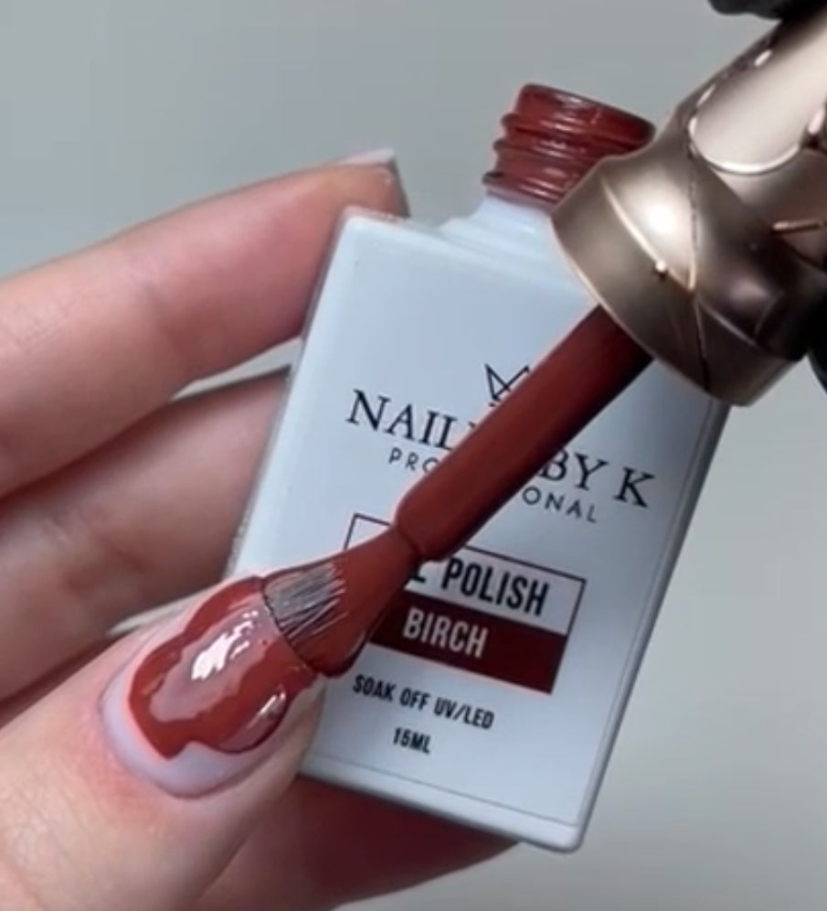 NAILED BY K GEL POLISH BIRCH (marron)-15ml