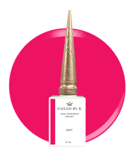 NAILED BY K GEL POLISH JUICY ( fuschia)-15ml