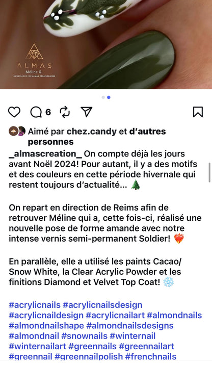 ALMAS Gel paint blanc « Snow White »-6gr